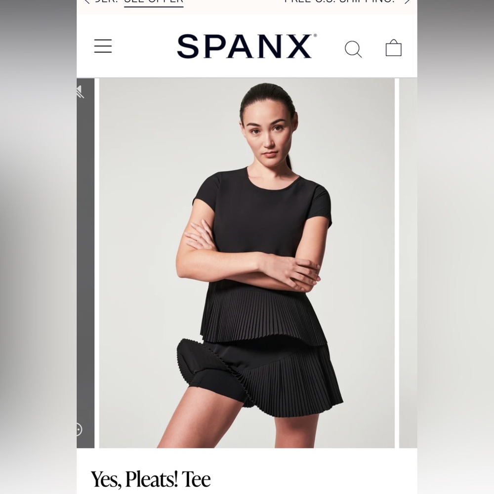 Yes, Pleats Tee & Yes, Pleats Skort “14